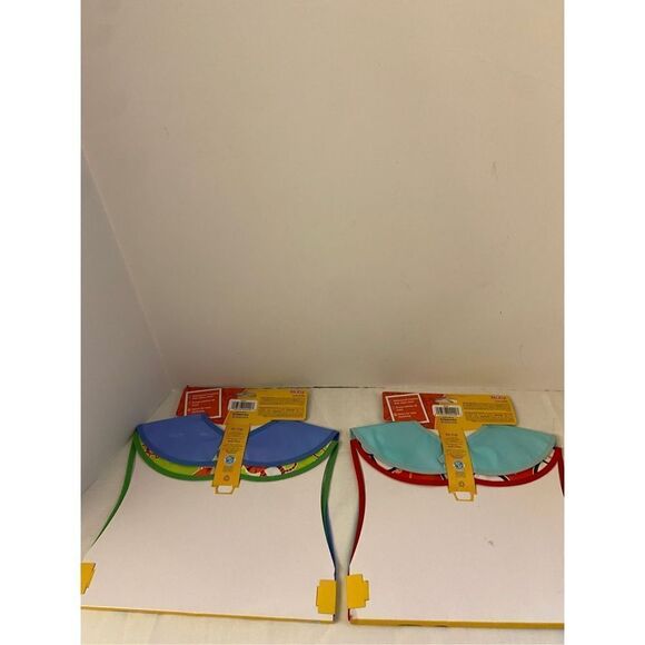 Nuby baby led feeding bib pack x 2 penguins tigers - Picture 2 of 2